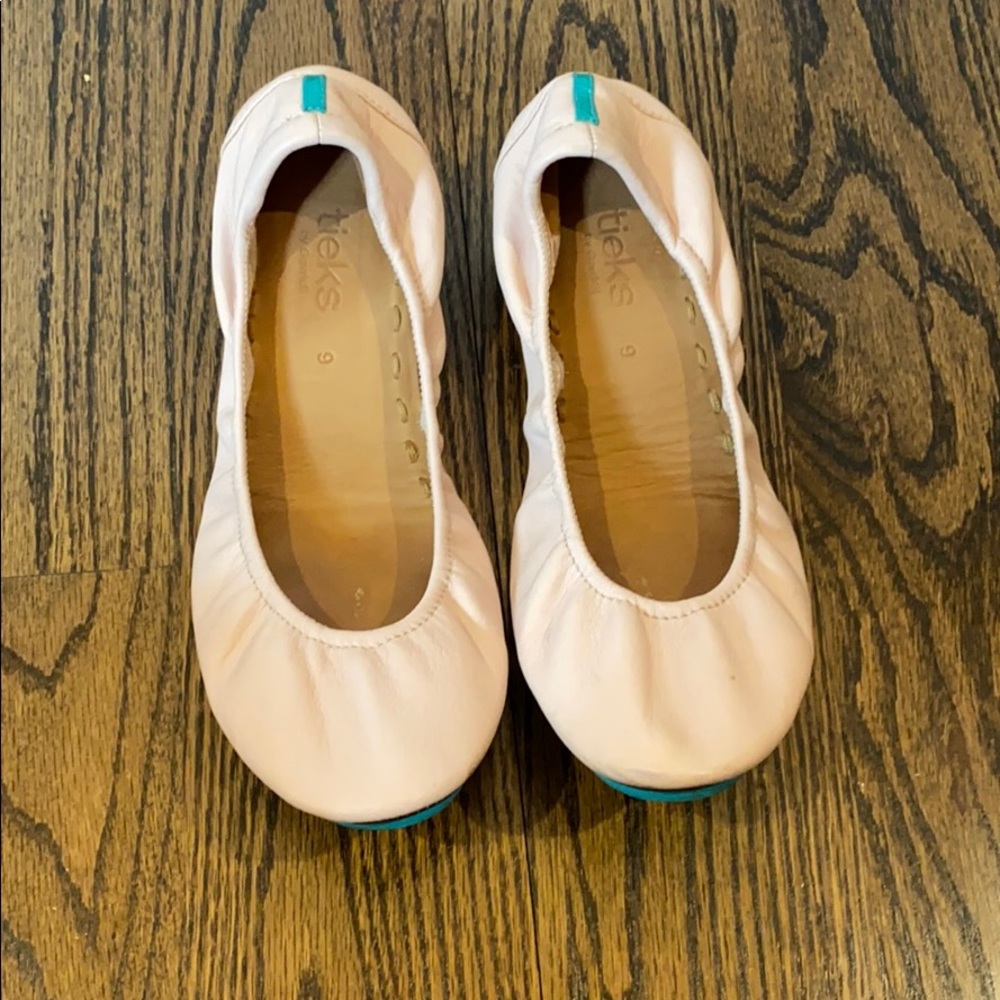 Tieks in ballerina pink leather